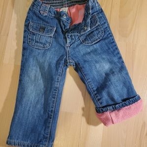 🍄6/36🍄 Fleece lined old navy  jeans